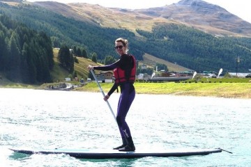 SUP Lago di livigno (c) Anja Knorr