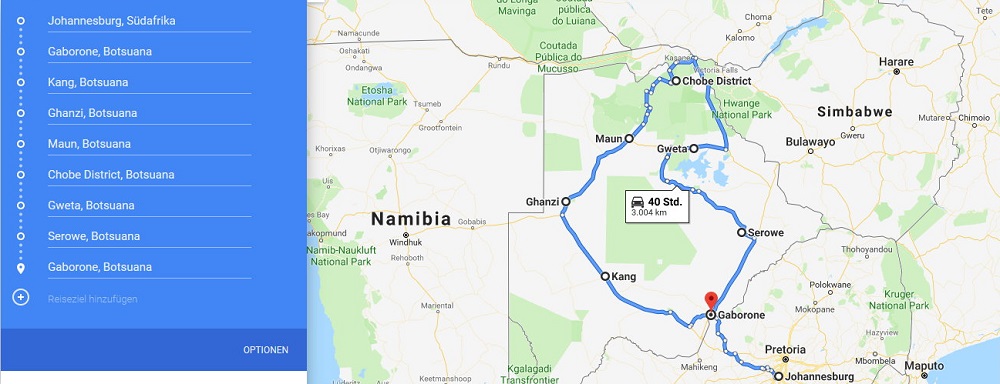 Botswana Rundreise