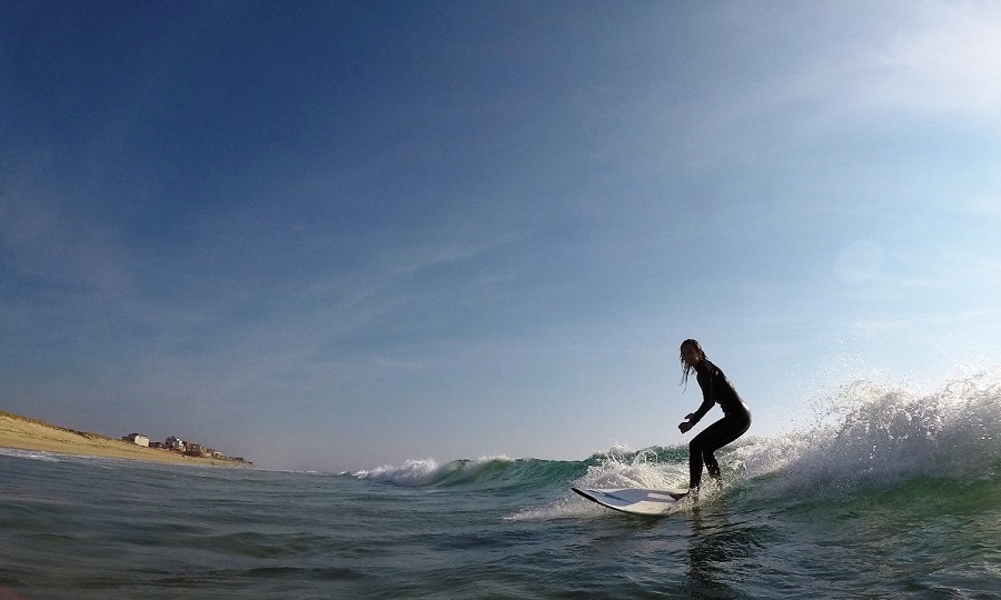 Surfen im französischen Baskenland